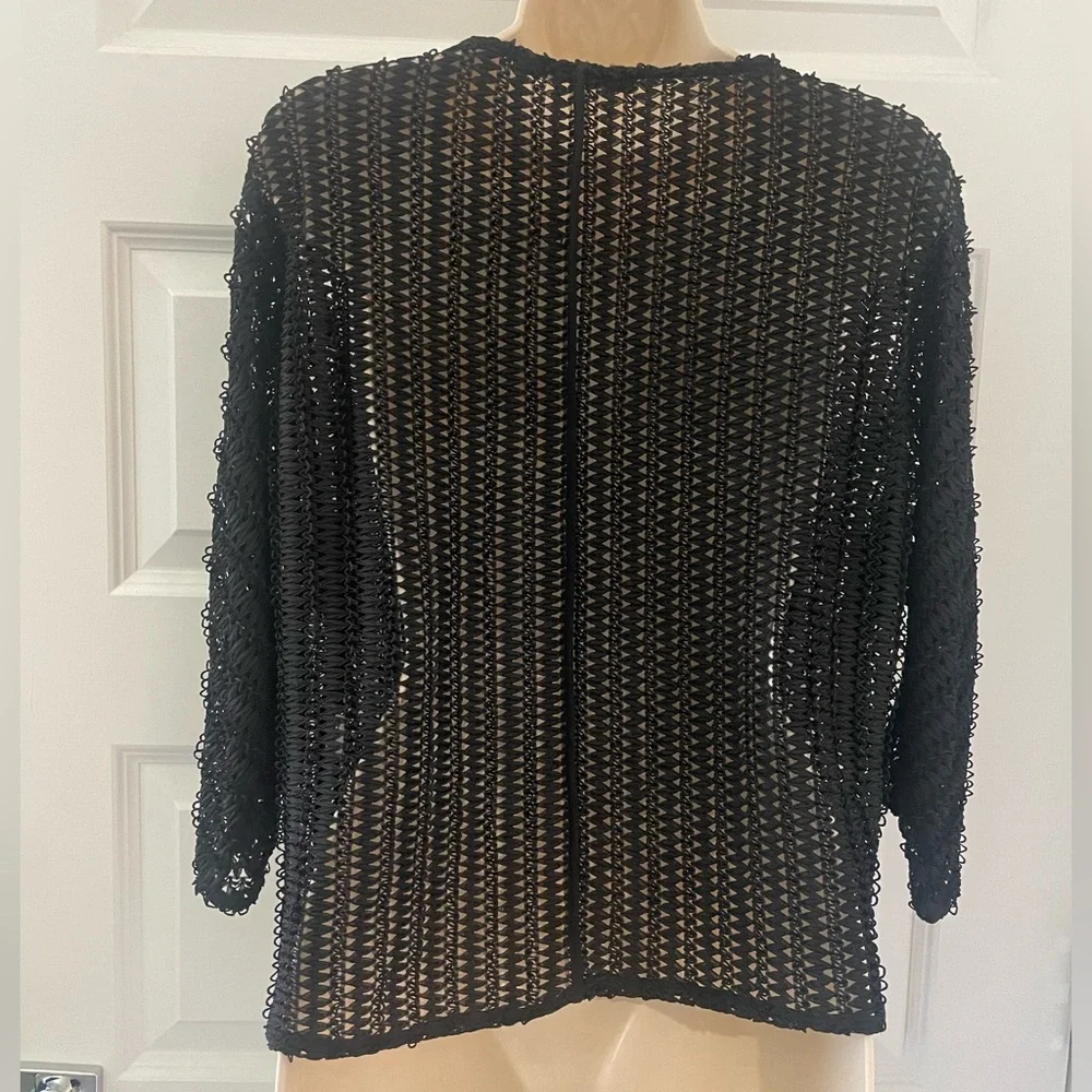 ZARA- Sexy Black Cutout Sweater - XS